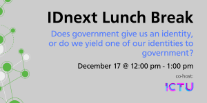 IDnext Lunch Break December 17th